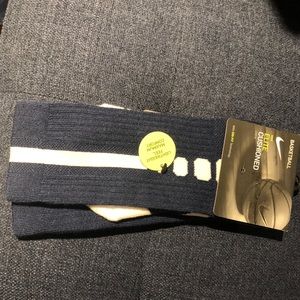 🆕Nike Elite Cushioned Basketball Crew Socks NAVY